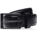 Lee Cooper Stitched Belt Mens Black