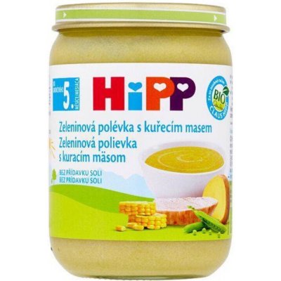 HiPP BIO Zeleninová polievka s kuracím mäsom (190 g)