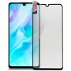 Ochranné sklo pre Huawei P30 Pro - čierne, zaoblené