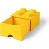 LEGO® úložný box s šuplíkem 25 x 25 x 18 cm žlutá