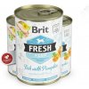 Brit Fresh Dog konzerva Fish with Pumpkin 400 g