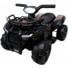 mamido Elektrický štvorkolka Quad J8AAA čierna s hudbou a svetlom pre deti