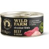 WILD FARM Fillets Beef & Chicken 70g - vlhké krmivo pre mačky bez obilnín vo vývare