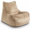 Sablio Sedací vak Bean SOFTY - Sand - 100 x 90 x 45 cm
