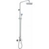 Mereo Dita Sprchový set s batériou, 20x20 cm, 1 prúd, chróm CBE60104SDD