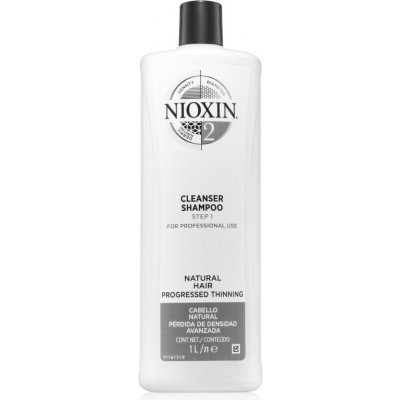 Nioxin System 2 Cleanser Shampoo čistiaci šampón pre jemné až normálne vlasy 1000 ml