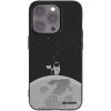 Picasee silikónový čierny obal pre Apple iPhone 15 Pro - Astronaut