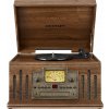 Crosley Musician Entertainment Centre Walnut Retro gramofón