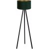 Brilagi | Brilagi - Stojacia lampa VELVET 1xE27/60W/230V wenge/zelená | BG0407