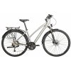 KENZEL Bicykel Distance TR 200 woman matný metallic/striebornozelený, Veľkosť rámu 44cm