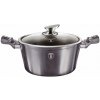 BERLINGERHAUS Kastról s pokrievkou s mramorovým povrchom 28 cm Carbon PRO Line BH-6894