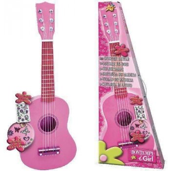 Bontempi Klasická drevená gitara v dievčenskej ružovej farbe 55 cm od 21,99  € - Heureka.sk
