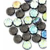 CZ Korálik mačkaný kytička Hawaii 8/4mm čierna AB 23980/28701 (20ks)