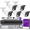 Hilook by Hikvision Sada na monitoring TurboHD, 5 kamier Hybrid Light 5Mpx, 8-kanálový rekordér - HiLook od Hikvision