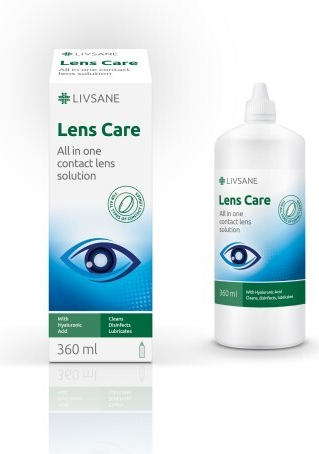 Livsane roztok na kontaktné šošovky 360 ml