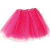 GUIRCA Retro dámska tutu sukňa, neón ružová, 40 cm – 80. roky – disko 8434077184882