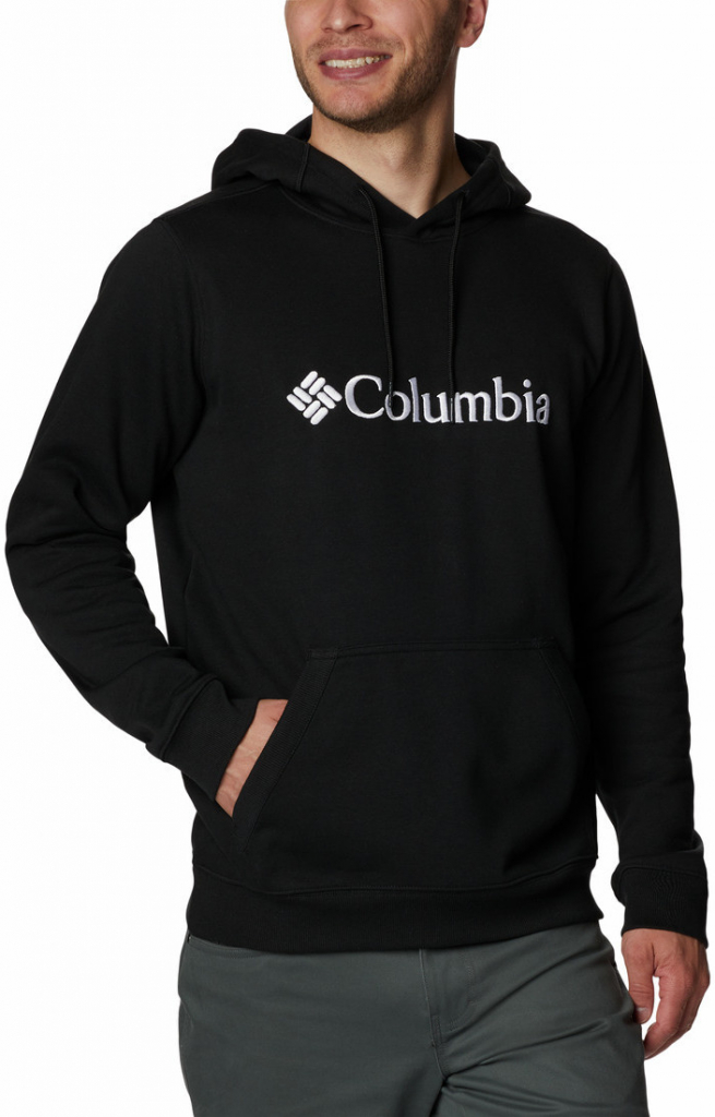 Columbia CSC Basic Logo Hoodie Pánska mikina čierna/biela