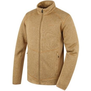 Husky pánský fleecový svetr na zip Alan M beige