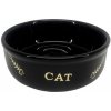 Nobby GOLDEN CAT keramická miska pre mačky so zlatým vzorom 13, 5 x 4,5 cm 0,25 l