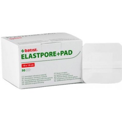 Elastpore+pad Náplasť v vankúšikom sterilná 10 x 10 cm