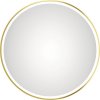 LED zrkadlo do kúpeľne DSK Bronze Circular 80x80 cm IP 24