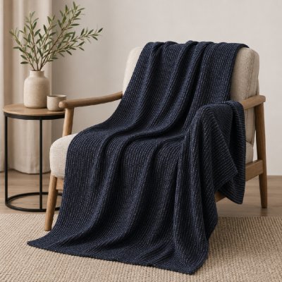 ArtFir Deka D91 JANTÁROVÁ tmavomodrá 70x160