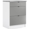 Kuchynská skrinka spodná 60 cm - LAM SZ60 3SZ - Dvierka Letty