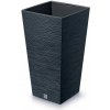 Kvetináč plast sivý Prosperplast 34,5 cm x 34,5 x 66 cm