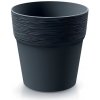PROSPERPLAST Kvetináč FURU antracit 12 cm