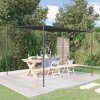 vidaXL Altánok antracitový 3 x3 m 180 g/m² látka a oceľ 362462