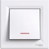 Schneider Electric Łącznik pojedynczy Asfora z podświetleniem zaciski śrubowe biały EPH1400321