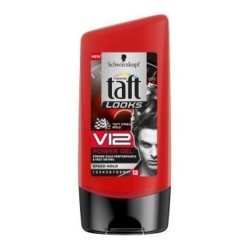 Taft V12 Power Speed Turbo fixačný gél na vlasy 150 ml