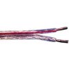 RH Sound Speaker cable Transp. 2x1,5 - Vysoko kvalitný reprokábel, priesvitná dvojlinka 2 x 1,5 mm. Jadro: bezkyslíkatá 99,99 % meď. Hmotnosť 100 m kábla vrátane cievky: 5 kg
