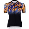 Force LIFE UNI čierno-modro-oranžový dámsky dres - kr. rukáv - L