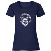 Majster v kradnutí sŕdc nemecký ovčiak (personalizovane menom) Dámske XS Navy