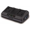 20 V IXES dvojitá nabíječka 2,4 A Scheppach SDBC2.4A