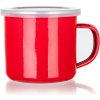 Banquet Smaltovaný hrnček Milton red 9,5 cm 510 ml