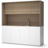 Kuchynka PLAN NIKA s drezom a batériou 1963 x 600 x 2000 mm dub prírodný pravé
