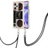 Plastový kryt Dual-side Lanyard na Xiaomi Redmi Note 12 Pro+ 5G - Retro Radio