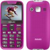 EVOLVEO EasyPhone XR, mobilní telefon pro seniory s nabíjecím stojánkem, růžový EP-601-XR-PK