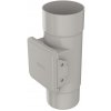 BRYZA Lapač lístia s dvierkami pre plastové žľaby Ø 110 mm, biely RAL 9010