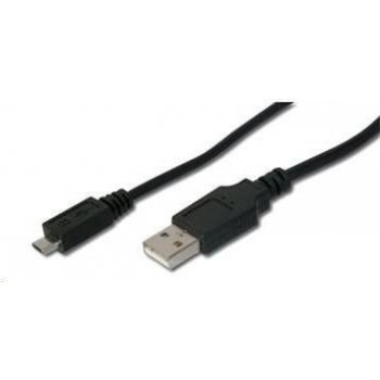 PremiumCord ku2m5f micro USB 2.0, A-B, 5m, černý