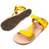 Froddo BAREFOOT SANDÁLE FRODDO FLEXY STRAPS - DARK YELLOW Veľkosť: 34, Vnútorná dĺžka topánky v cm: 22.6, Vnútorná šírka topánky v cm: 7.8