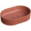 OMNIRES - OVO M+ umývadlo na dosku, 55 x 36 cm terracotta /TE/ OVOUNTE
