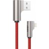 CB-AL01 Red OEM nylonowy kábel USB - Lightning | 2m | wtyki 90 stopni | certyfikat MFi