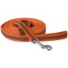 Firedog Pogumované vodítko 20 mm 5 m s rúčkou oranžové