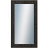 DANTIK - Zrkadlo v rámu, rozmer s rámom 50x90 cm z lišty PRAHA čierna (2753)