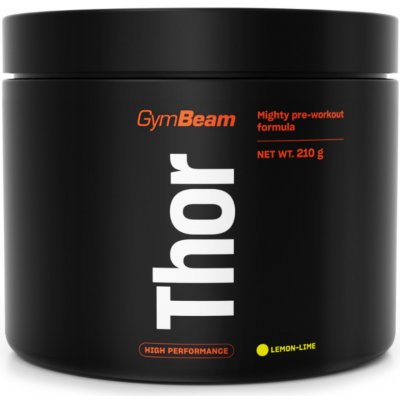 GYMBEAM Thor predtréningový stimulant citrón limetka 210 g