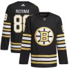 Adidas Dres David Pastrnak #88 Boston Bruins Black 100th Anniversary Primegreen Authentic Jersey