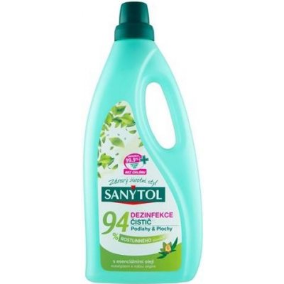Sanytol dezinfekčný univerzálny čistič na podlahy a plochy 94% rastl.pôvod 1l